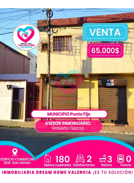 Local Comercial En Venta  Edif. Don Simón. Calle Libertad. Punto Fijo - Edo Falcón.