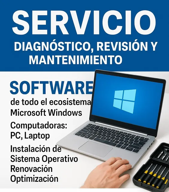 Servicio Técnico Pc Y Laptop -todo Windows- Taller/domicilio