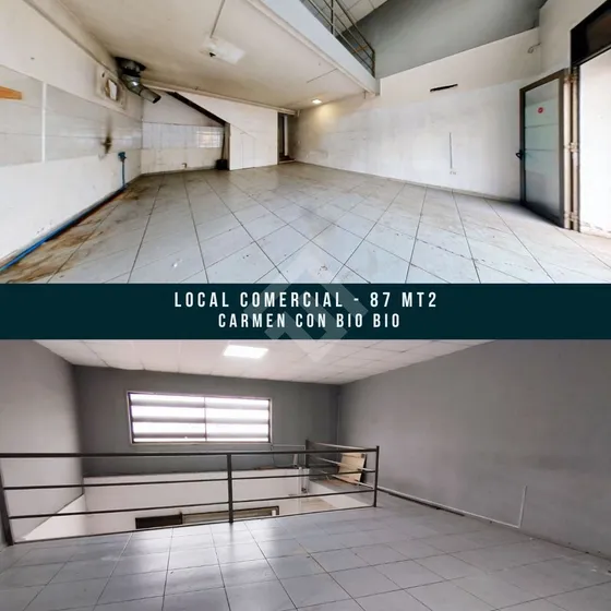 Local Comercial - 87mt2 - 2 Pisos - Carmen Con Bio Bio