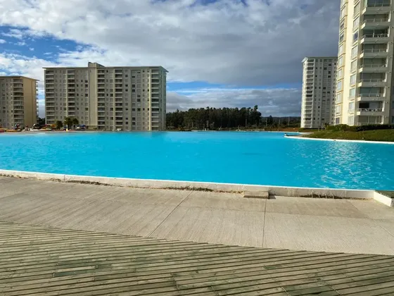Arrienda En Algarrobo: Luminoso Dpto. En Laguna Bahía
