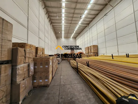Arriendo Bodega De 438 M2 En Parque Industrial, Miraflores.