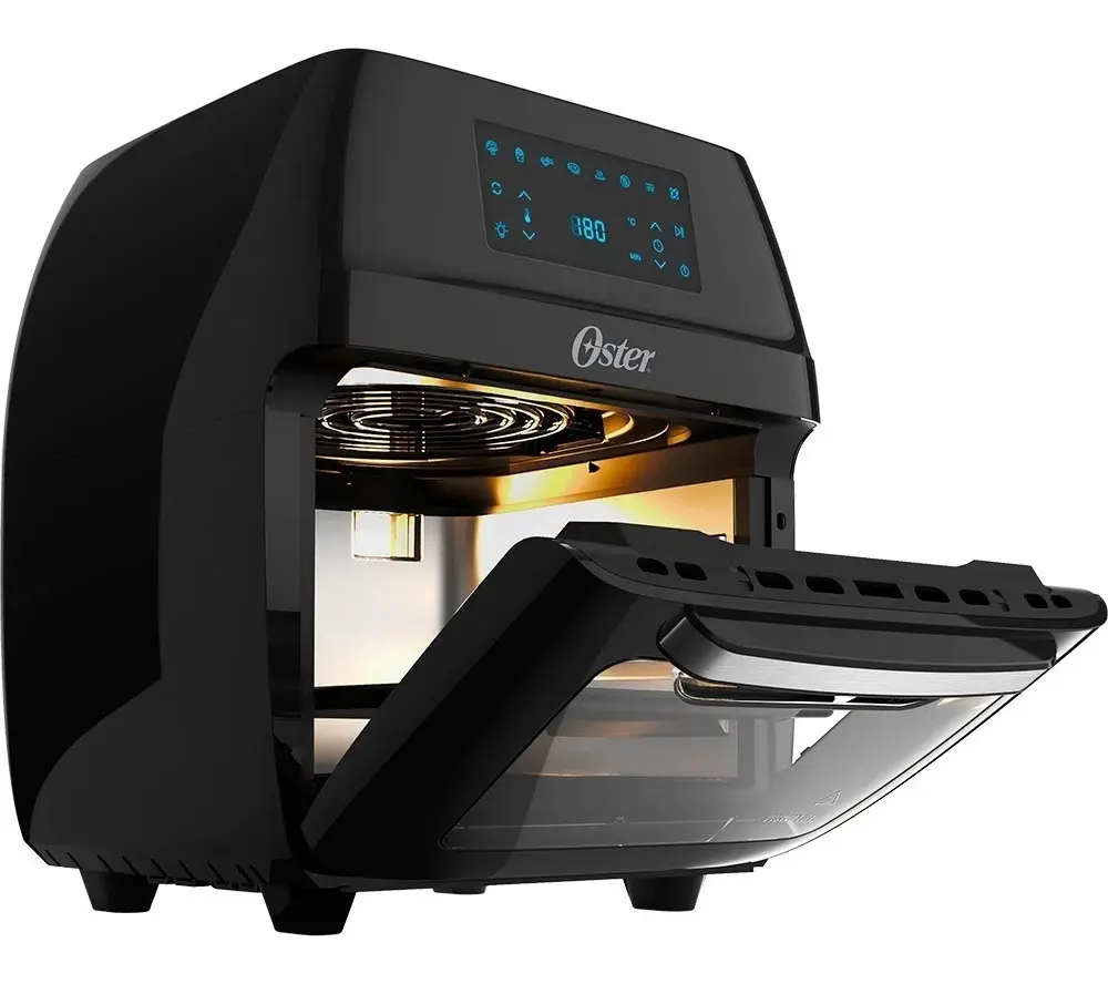 Fritadeira e Forno Preta 3 em 1 Oven Fryer 220V 12L Oster OFRT780