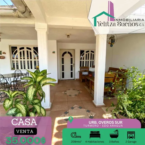 Casa En Venta Los Overos Turmero