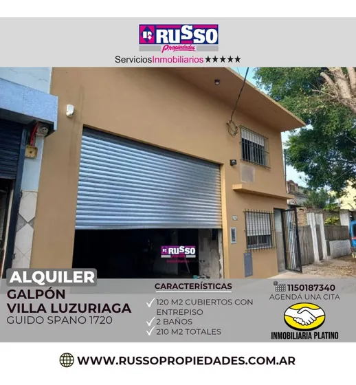 Galpón En Alquiler - Villa Luzuriaga, La Matanza