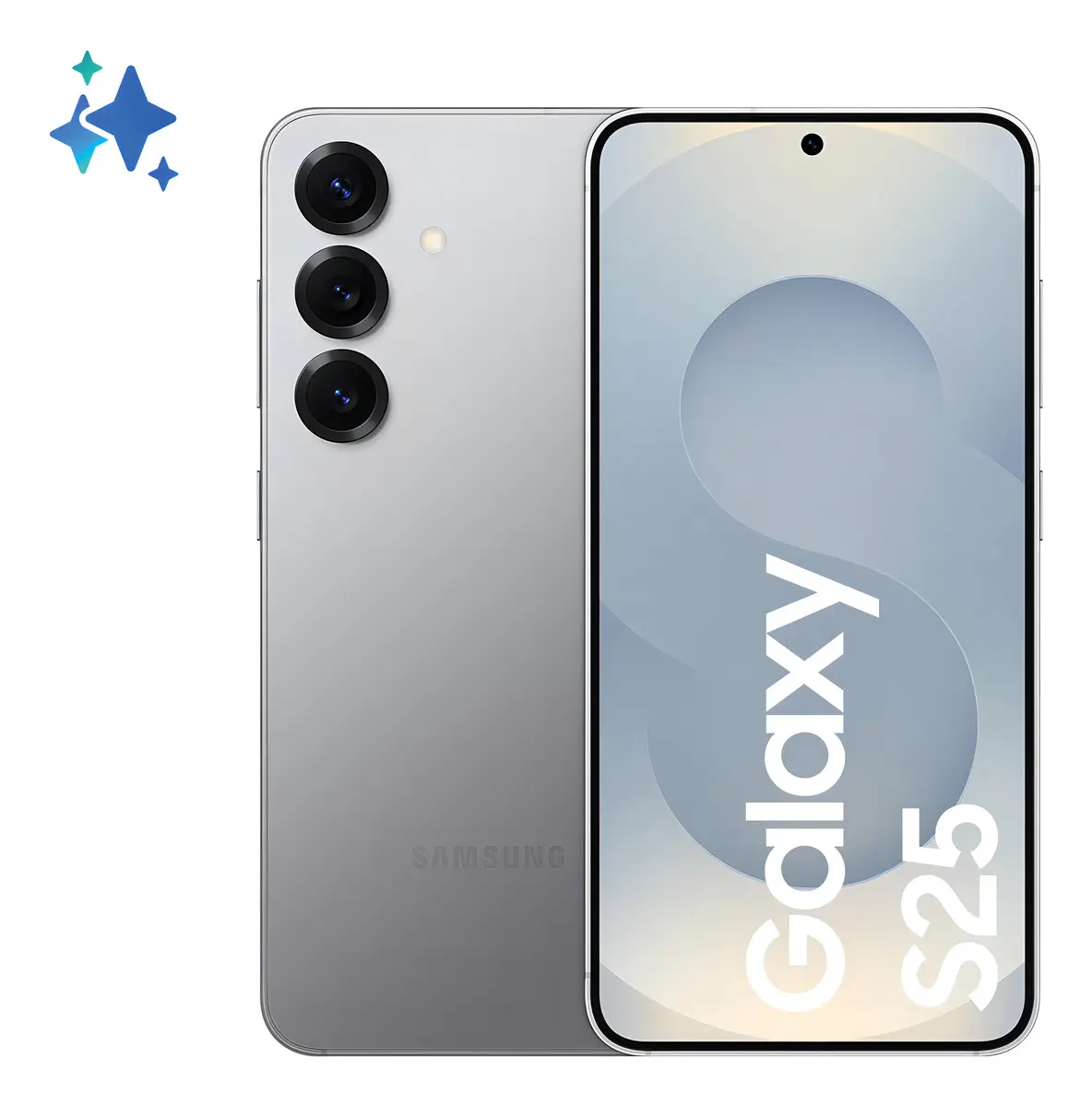 Samsung Galaxy S25 5G, 128GB, 12GB, Câmera Tripla - Prateado