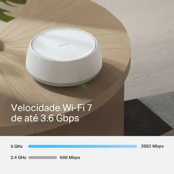 Roteador Deco Be22 Mesh Wi-fi 7 Dual Band Be3600 Com 3 Unidades Tp-link