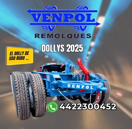 Dolly Remolque 2025 Marca Venpol Nuevo Con Llantas