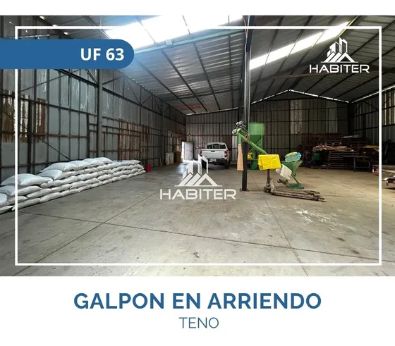 Galpón En Arriendo En Teno