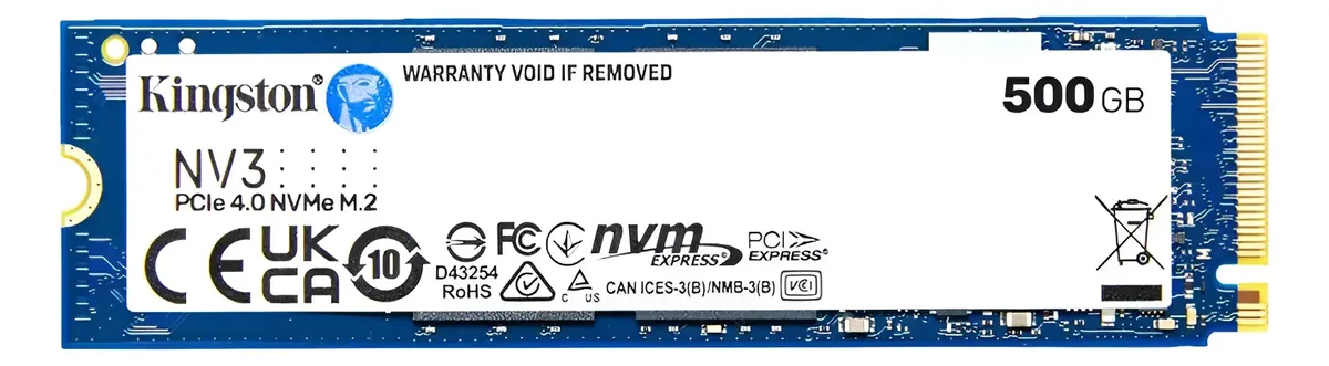 Disco Solido 500gb Kingston 500gb Nv3 Pcie Nvme M2 2280