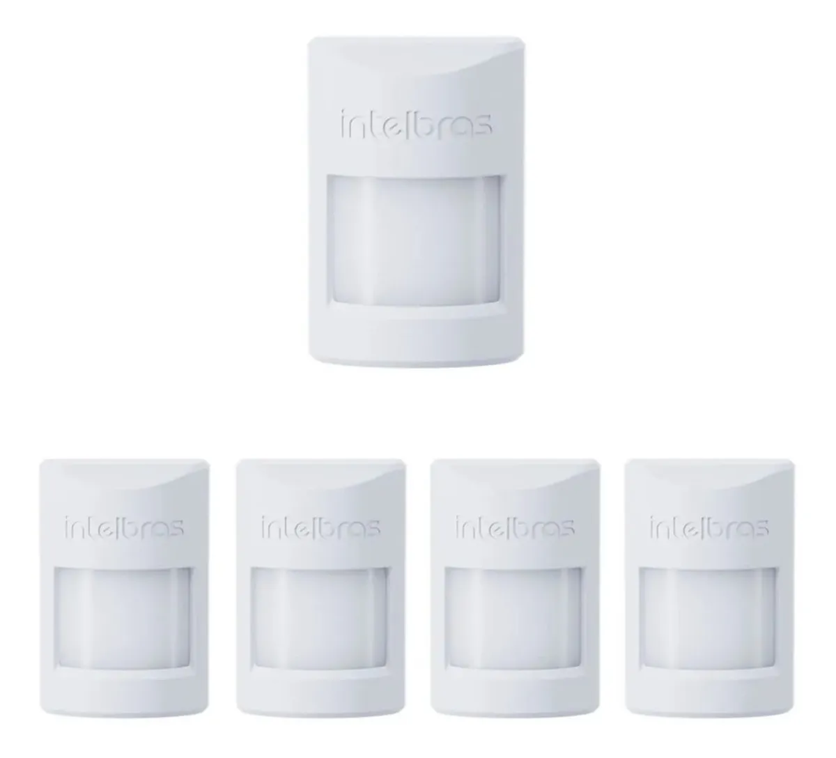 5x Sensor Infra Mov Presença Sem Fio IVP 1000 Pet SF Intelbras