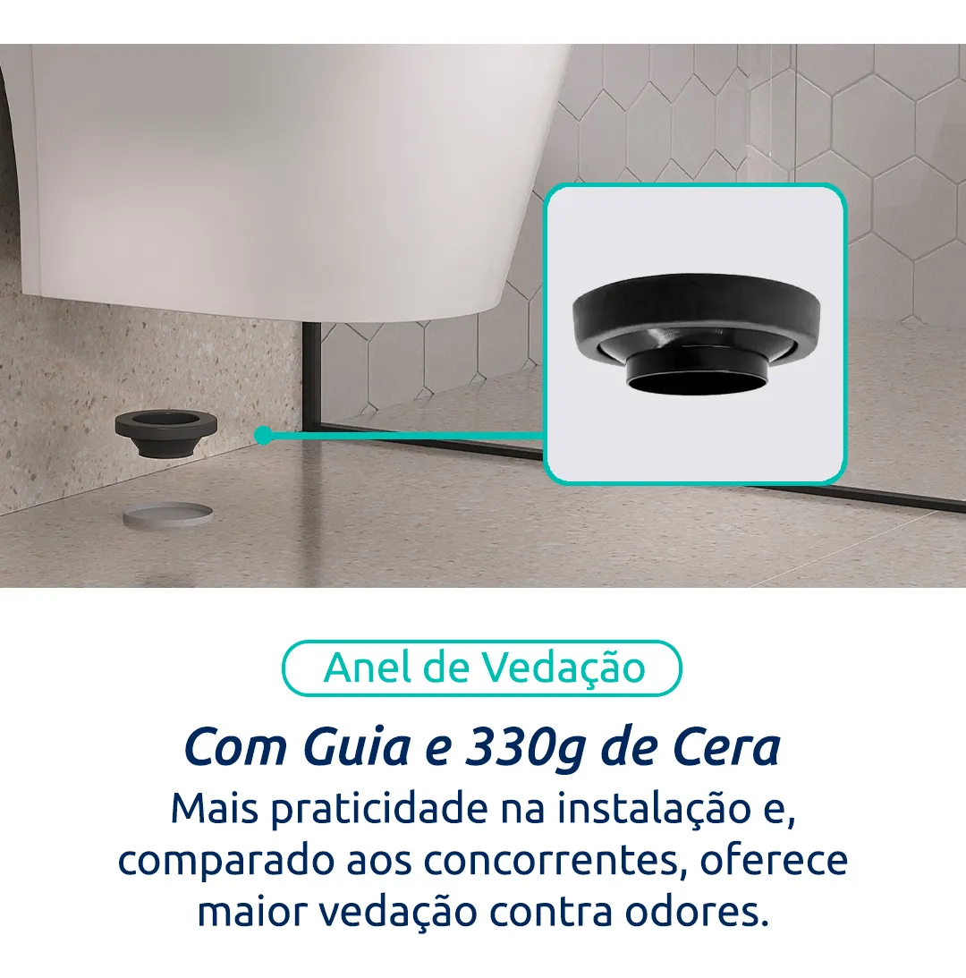 Vaso Sanitário Monobloco Caixa Acoplada Completo Privada Cor Branco Tubrax - VAB0003