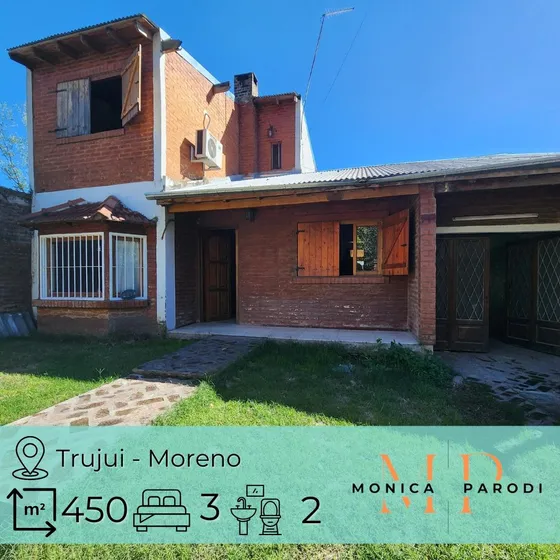 Casa En Venta 4 Ambientes En Trujui, Moreno