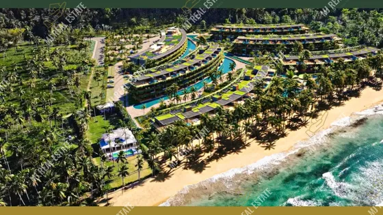 Apartamento Amueblado En Las Terrenas, 2 Habitaciones Con Terraza Y Jacuzzi En Primera Linea De Playa