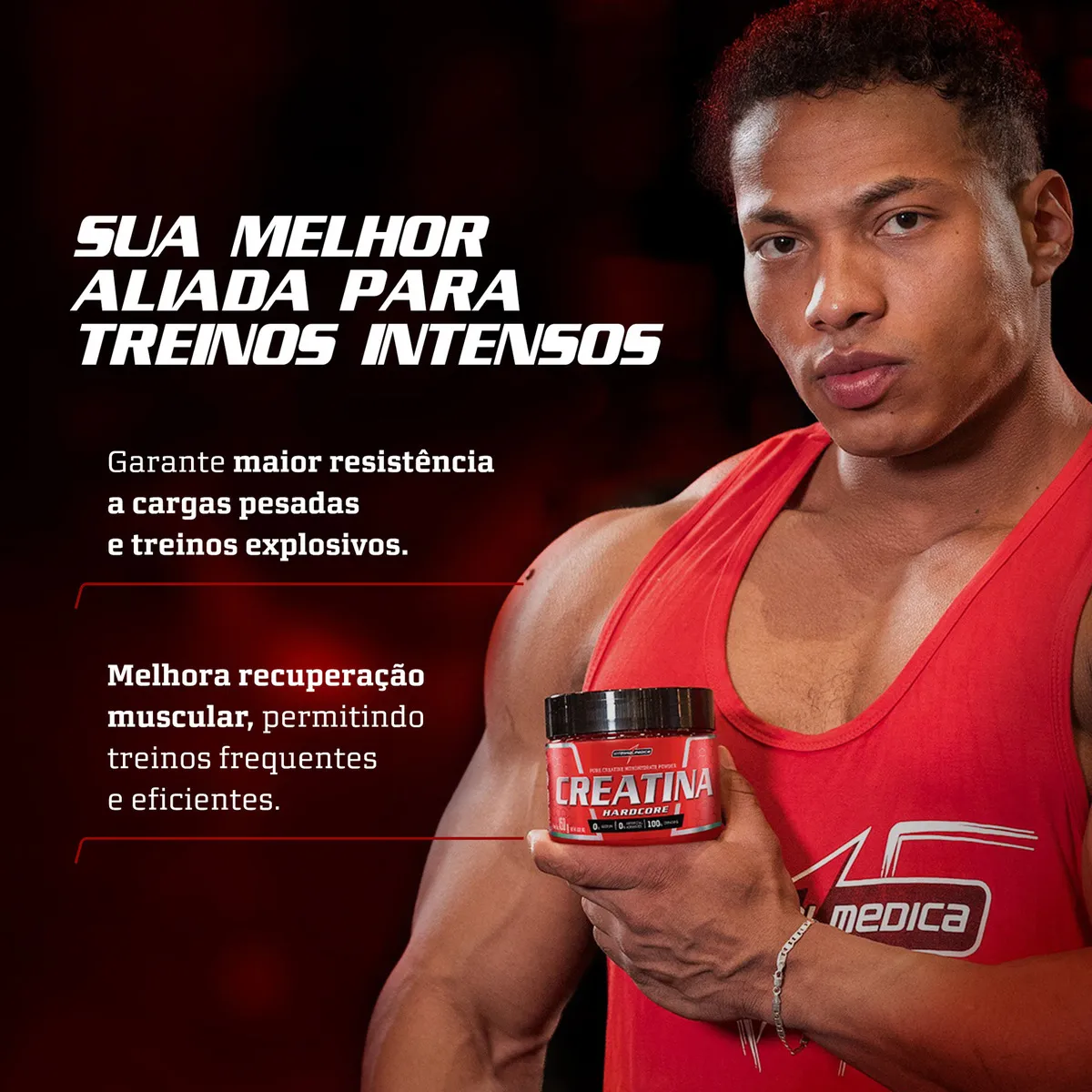 Creatina 100% Pura 300g Integralmedica - Força e Performance - Vista 5