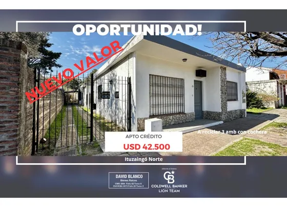 Venta Ph 3 Amb Con Cohcera  A Reciclar En  Ituzaingó Norte