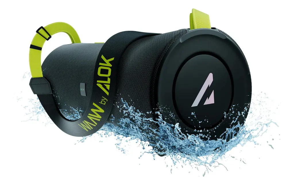 Caixa De Som Bluetooth Waaw By Alok Boom 100sb 40w 20h Ipx7 Preto