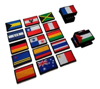 Parches de banderas de paises new arrivals