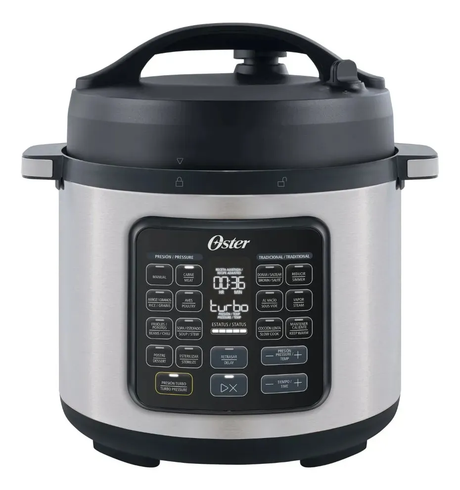 Multiolla Oster, Turbo, 5.7 L, Color Gris, Ckstpcect57df2
