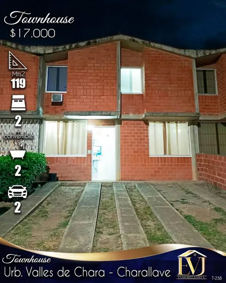 Urb. Valle De Chara- Charallave. Th En Venta. 