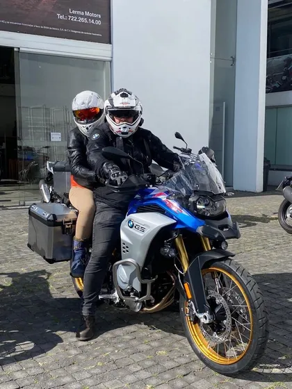Bmw F850 Gsa 2021 Equipada Color Azul Lupin Metálico 853cc
