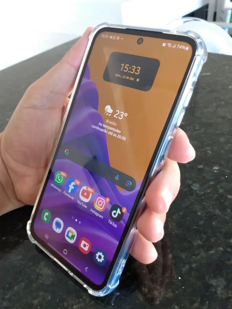 Samsung Galaxy A55 5G 5G Dual SIM 128 GB amarelo 8 GB RAM