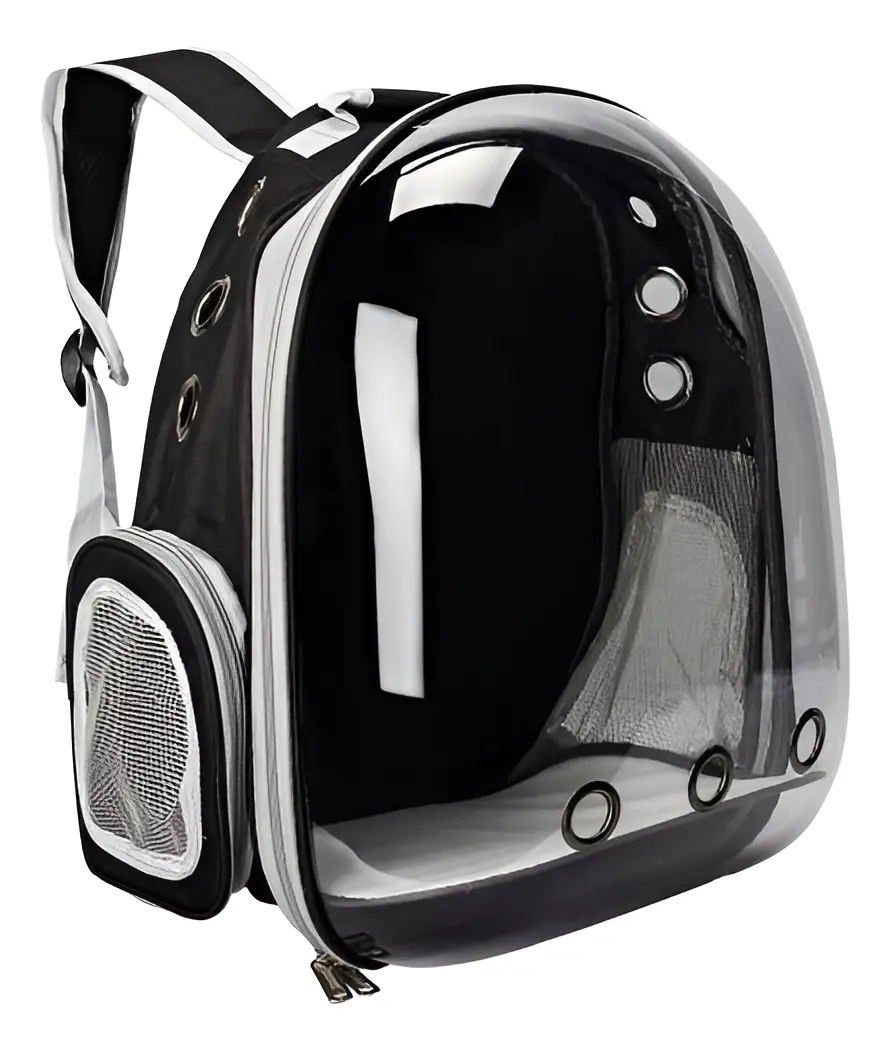 Mochila Cápsula Waggs Visión 360° para Mascotas Pequeñas