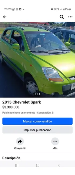 Chevrolet Spark Lite e5 0.8 Mt