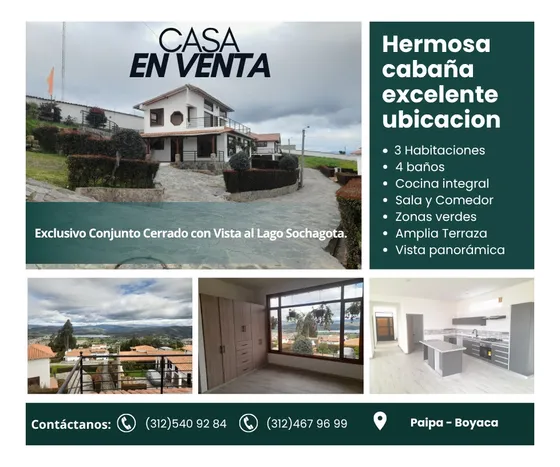Hermosas Cabañas Y Lotes En Paipa Boyacá Y En Tibasosa Boyacá, Con Excelente Ubicación En Conjunto Cerrado. Precios Negociables Desde $450 En Adelante De Acuerdo A La Ubicación.