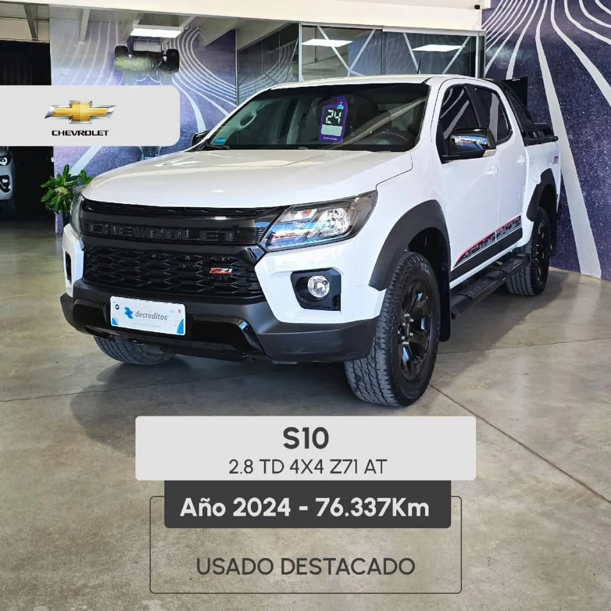 Chevrolet S-10 2.8 Cd 4x4 Z71 Tdci 200cv At