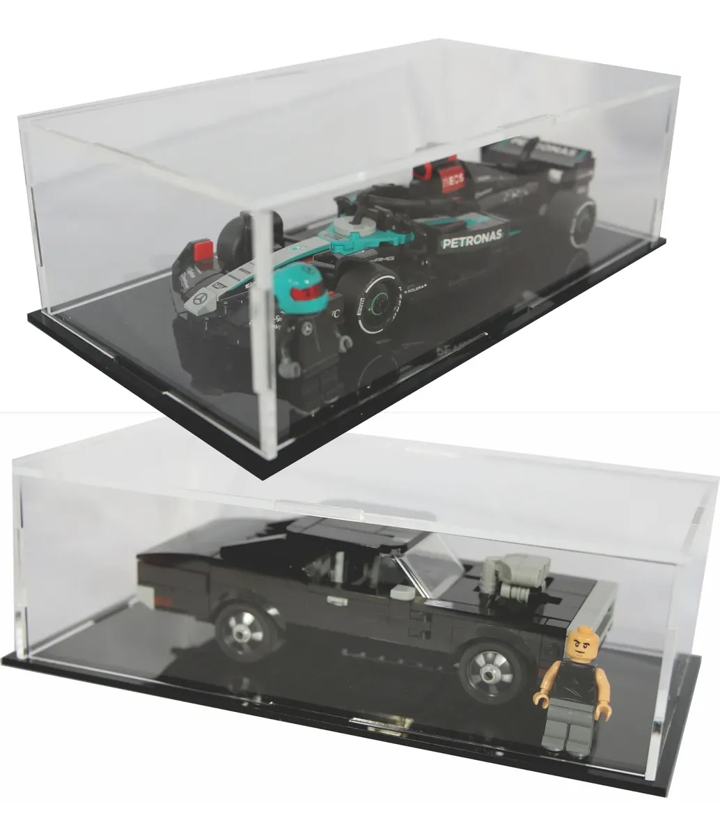 Kit 2x Expositores Speed Champions Para Lego Acrilico - R$ 99