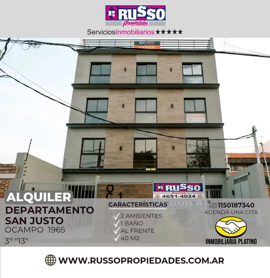 Alquiler Departamento Villa Luzuriaga 2 Ambientes