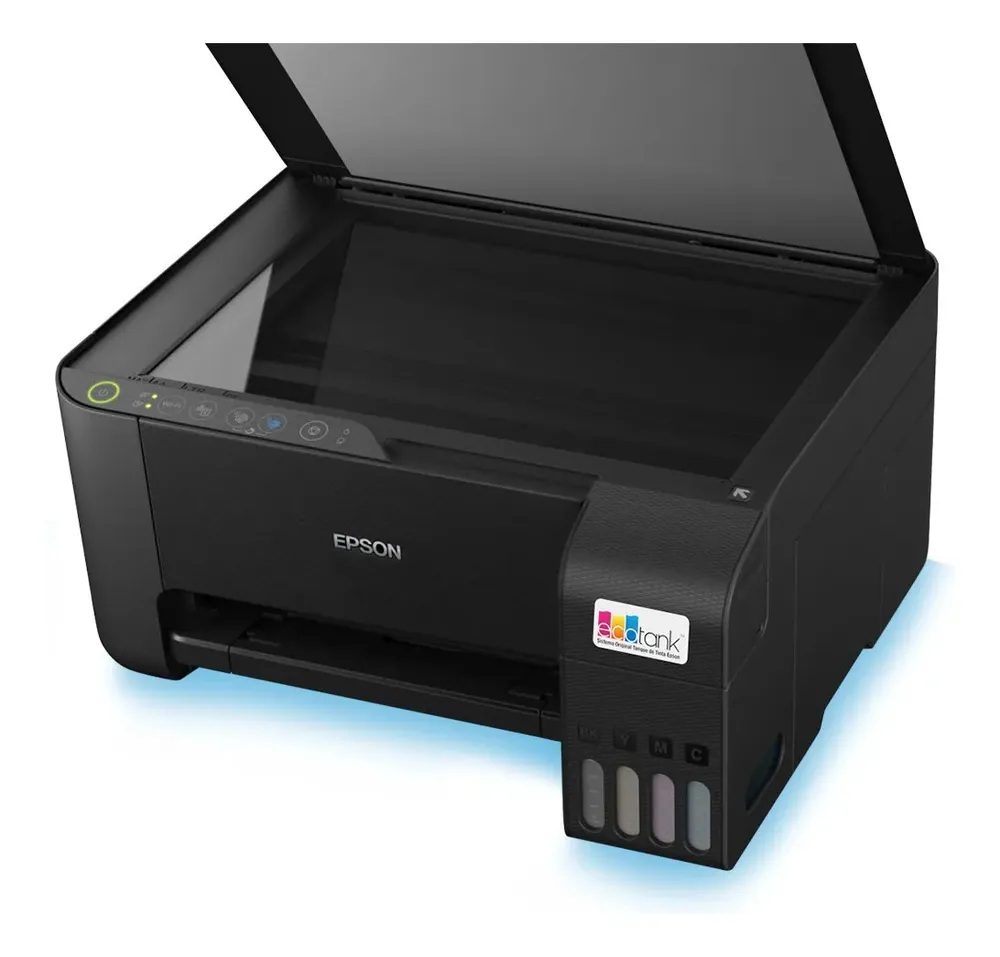 Impressora Multifuncional Cor Epson Ecotank L3250 Preto 127/220v