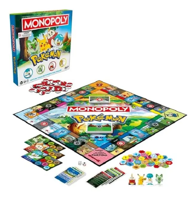 Jogo De Tabuleiro Monopoly Pokémon Edition Treinador Hasbro