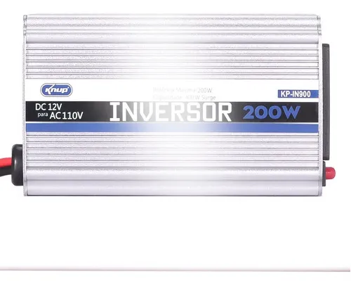 Inversor Tensão 12v 110v 200w Veicular Transformador Tomada