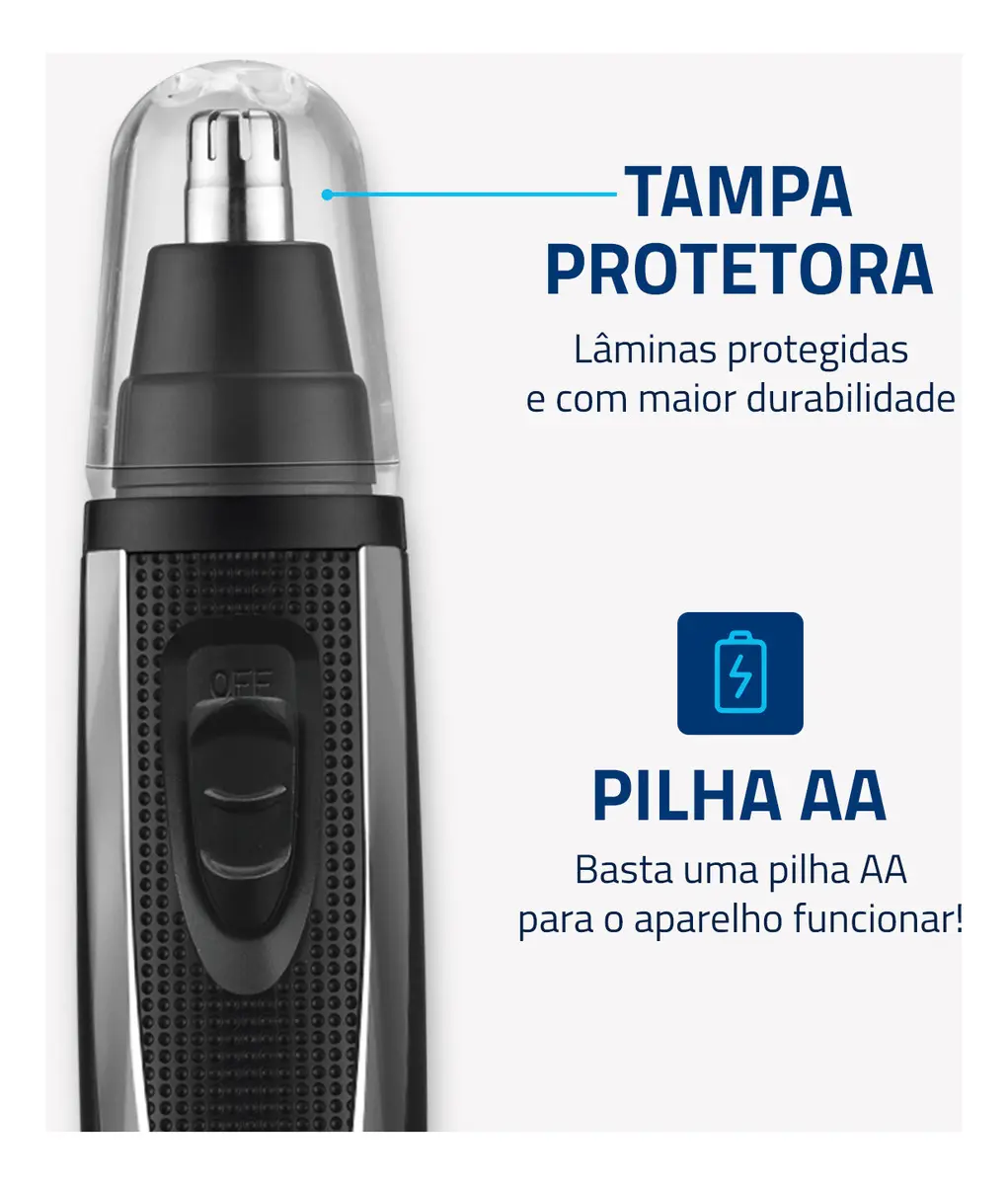 Aparador de Pelos Classic, Mondial 0,8W - TR-01