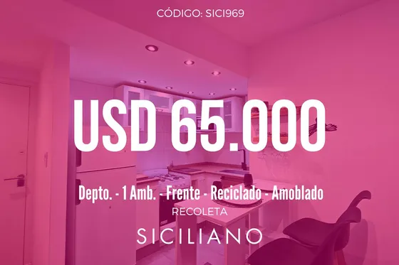 Departamento En Recoleta