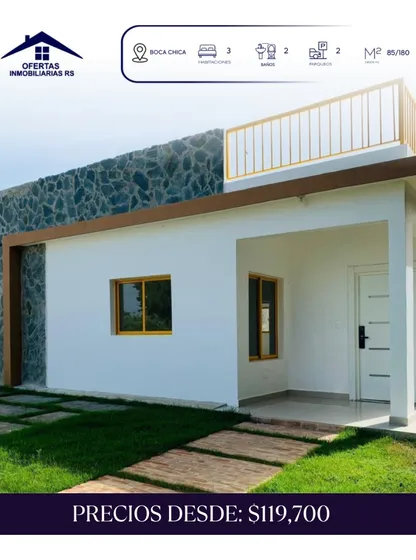 Moderno Proyecto De Villas En Boca Chica, Santo Domingo Este