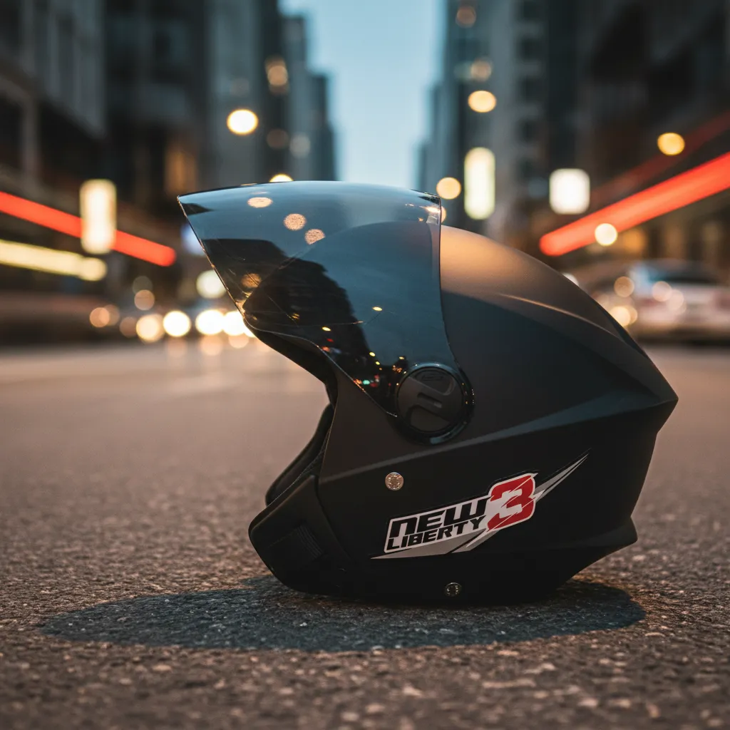 Capacete Aberto Pro Tork New Liberty 3 Three Viseira Fumê — foto 4
