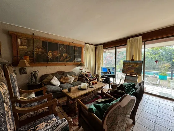Parcela Con Casa Sólida Amoblada   14 Camas, Piscina