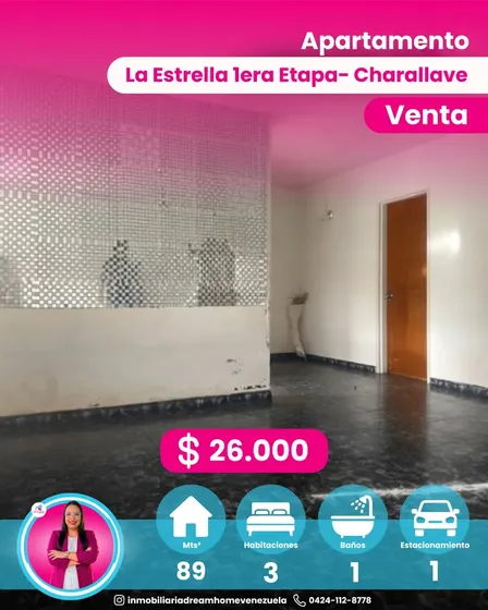 Apartamento En Venta Urb. La Estrella Primera Etapa - Charallave