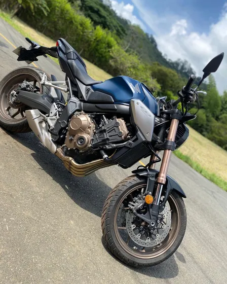 Moto Honda Cb 650r Azul