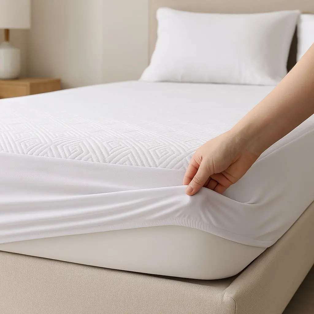 Protetor De Colchão Queen Impermeável Jacquard Premium Macio