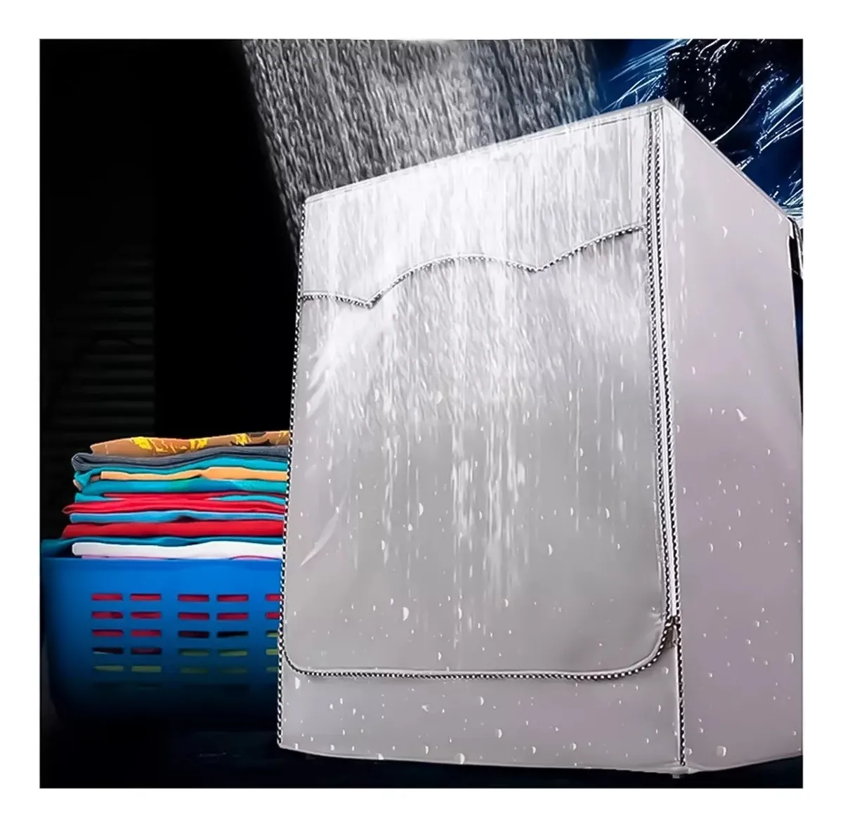 Ideal para uso en exteriores Cubre lavarropas en uso en exteriores como balcón o terraza