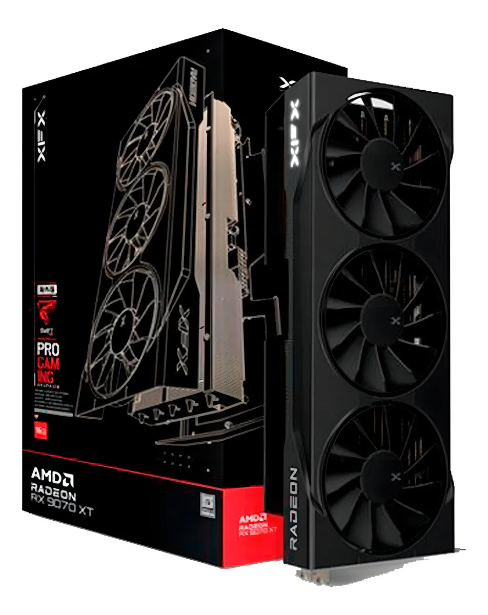 Placa de vídeo Xfx Swift Amd Radeon Rx 9070xt 16gb