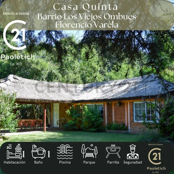 Venta Casa Quinta Florencio Varela