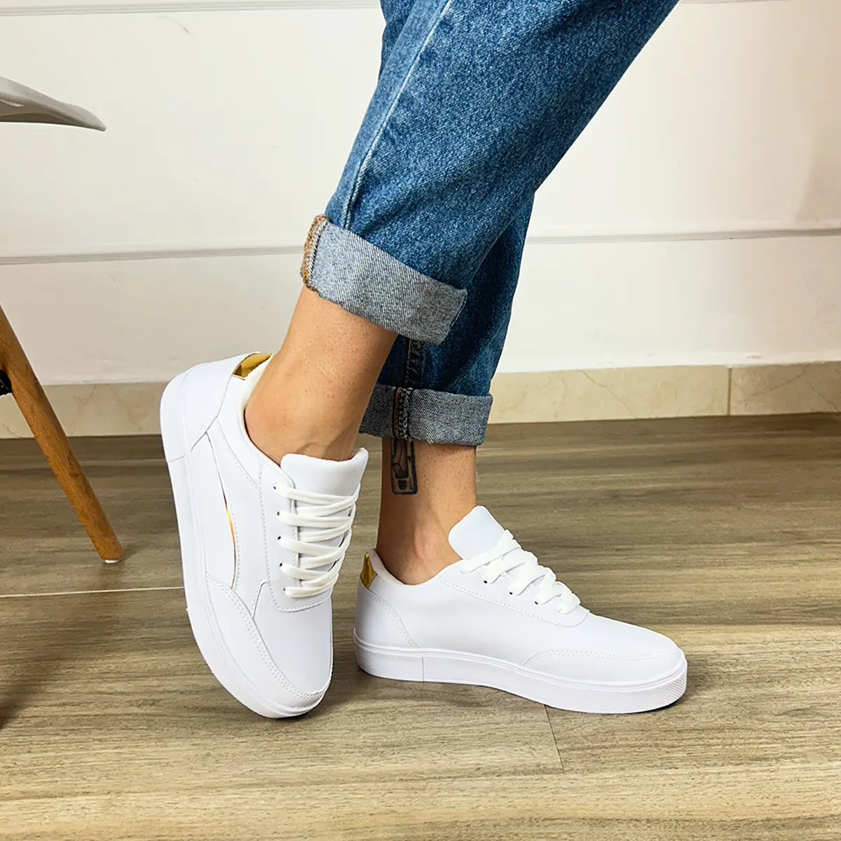 Tenis Feminino Casual Leve Retrô Clássico Moda Confortavel