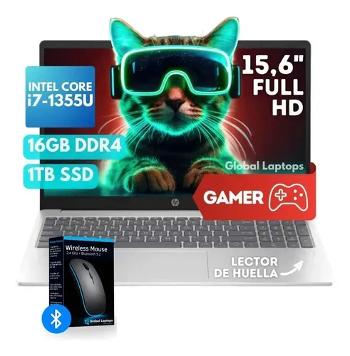 Hp Gamer Core I7 16gb Ram 1tb Ssd Pantalla Fhd 1920 Px X 1080 Px Intel Iris Xe Incluye Windows Instalado…