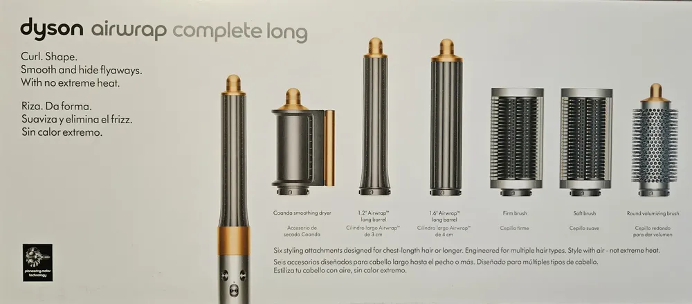 Multiestilizador Dyson Airwrap Complete Long | Níquel/cobre Cor
