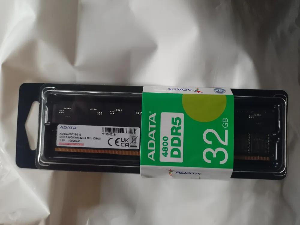 ADATA DDR5 32GB (32GBx1) 未使用品 Memória RAM para PC Adata Premier Ddr5 de 32 GB e 4800 Mhz U-DIMM