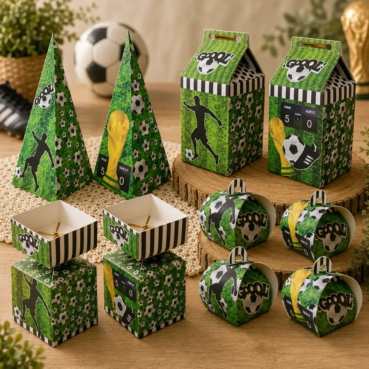Kit Lembrancinha Futebol Jogadores 20 Caixinhas Full